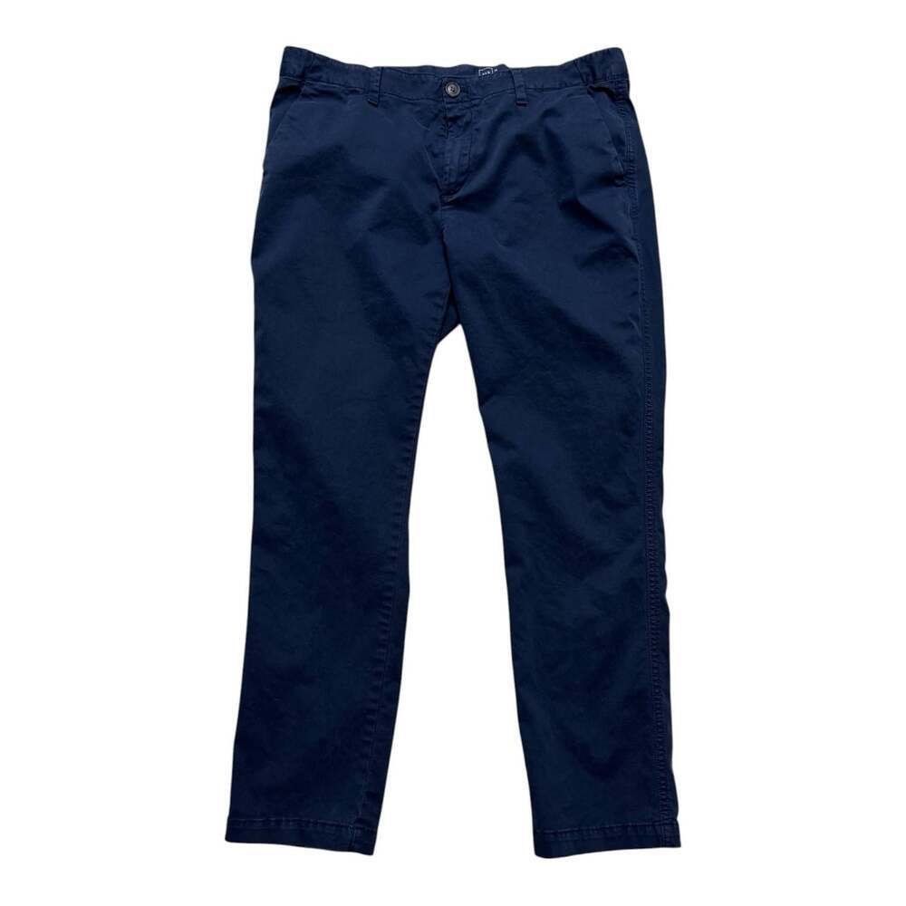 Gap Women’s Size 10 Navy Blue Chino Pants Straight Leg Stretch